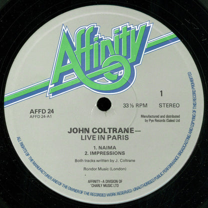 John Coltrane - Live In Paris