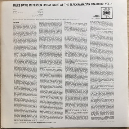 Miles Davis - In Person, Friday Night At The Blackhawk, San Francisco, Vol. 1