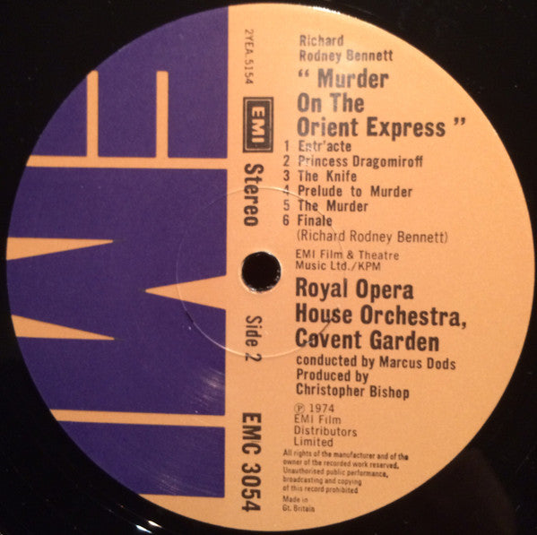 Richard Rodney Bennett - Agatha Christie's Murder On The Orient Express (Original Soundtrack Recording)