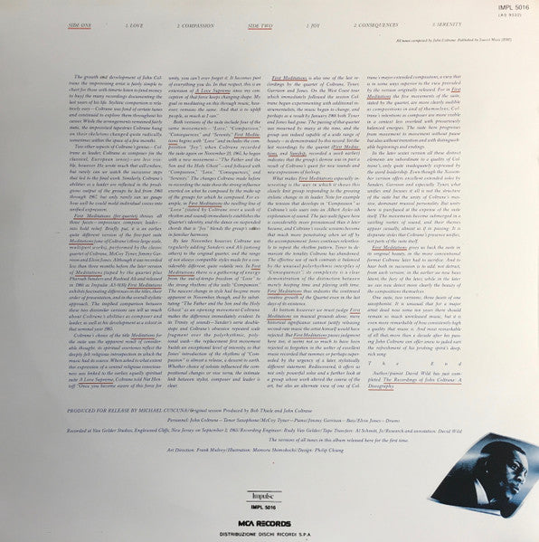 John Coltrane - First Meditations (For Quartet)