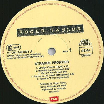 Roger Taylor - Strange Frontier