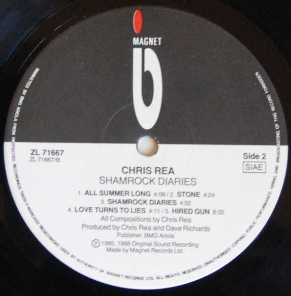 Chris Rea - Shamrock Diaries