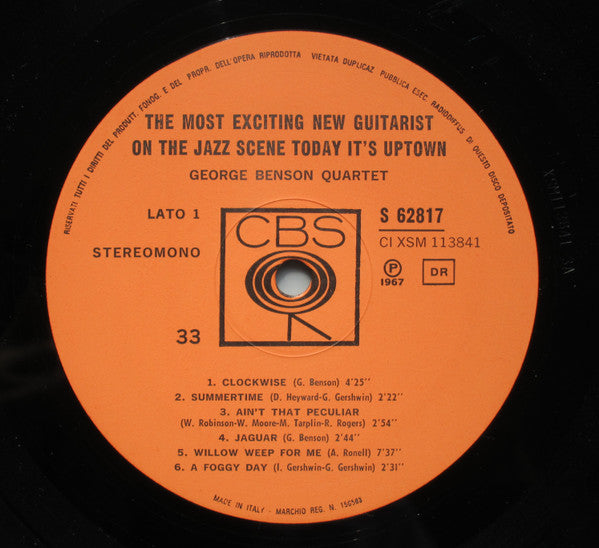 The George Benson Quartet - It's Uptown