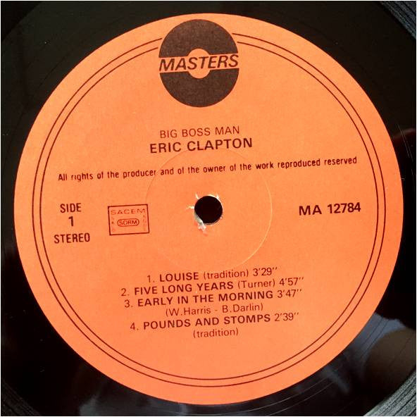 Eric Clapton - Big Boss Man