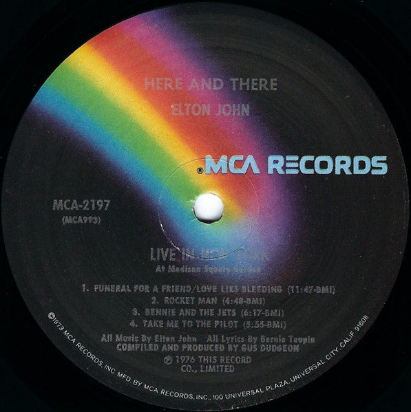 Elton John - Here And There