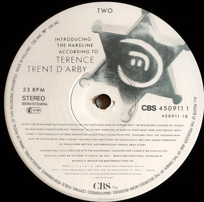 Terence Trent D'Arby - Introducing The Hardline According To Terence Trent D'Arby