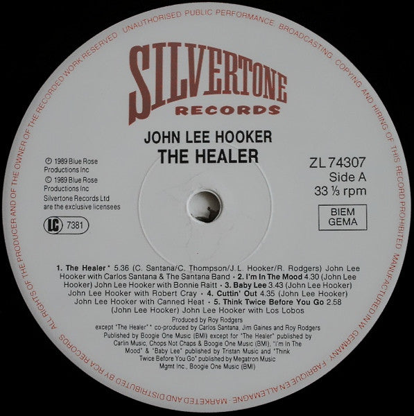 John Lee Hooker - The Healer