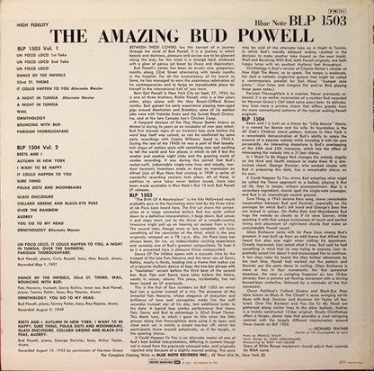 Bud Powell - The Amazing Bud Powell, Volume 1