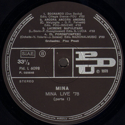 Mina - Live '78