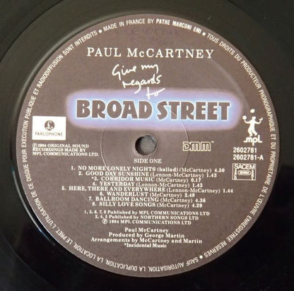Paul McCartney - Give My Regards To Broad Street