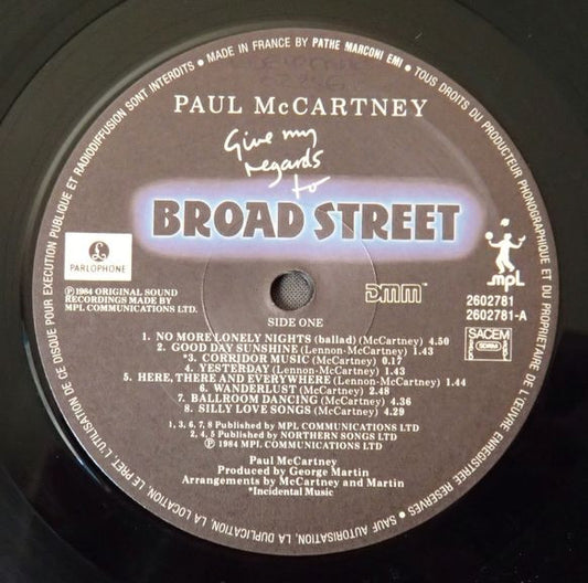 Paul McCartney - Give My Regards To Broad Street