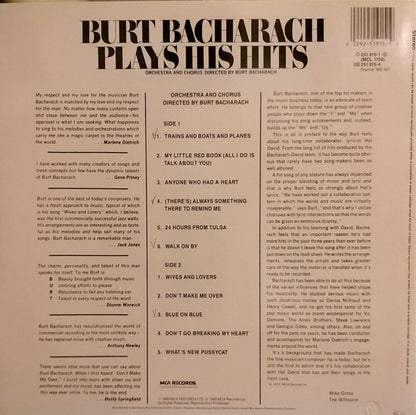 Burt Bacharach - Plays His Hits
