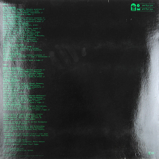 Angelo Branduardi - Italian Version Of 1st LP Released 1974