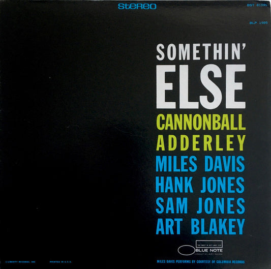 Cannonball Adderley - Somethin' Else