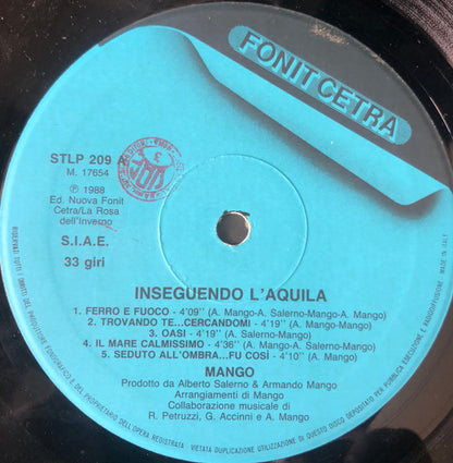 Mango - Inseguendo L'Aquila
