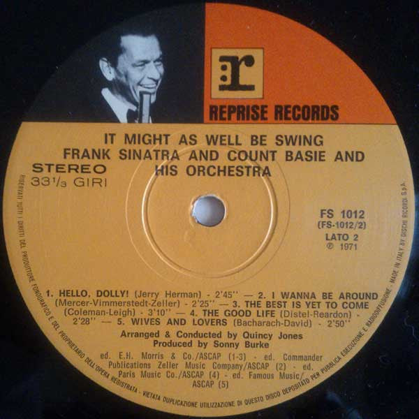 Frank Sinatra - It Might As Well Be Swing