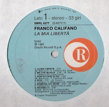 Franco Califano - La Mia Libertà