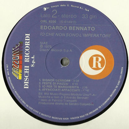 Edoardo Bennato - Io Che Non Sono L'Imperatore