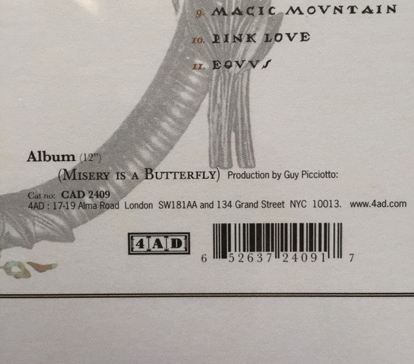 Blonde Redhead - Misery Is A Butterfly