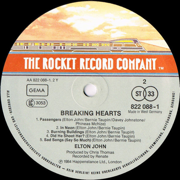 Elton John - Breaking Hearts