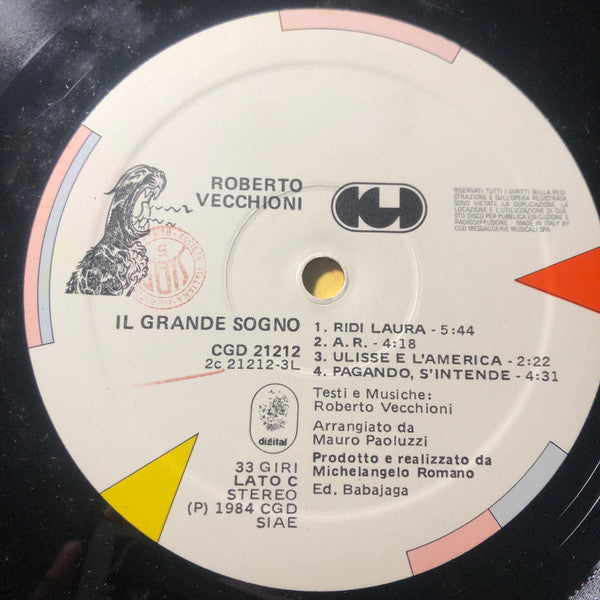 Roberto Vecchioni - Il Grande Sogno