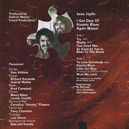 Janis Joplin - I Got Dem Ol' Kozmic Blues Again Mama! (nuovo)