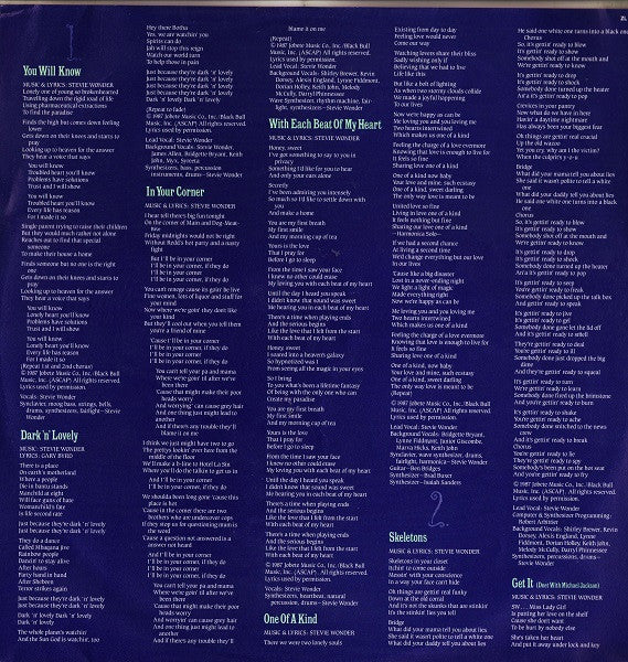 Stevie Wonder - Characters