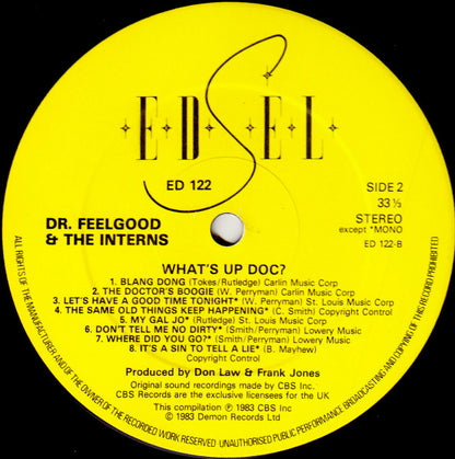 Dr. Feelgood & The Interns - What's Up Doc?