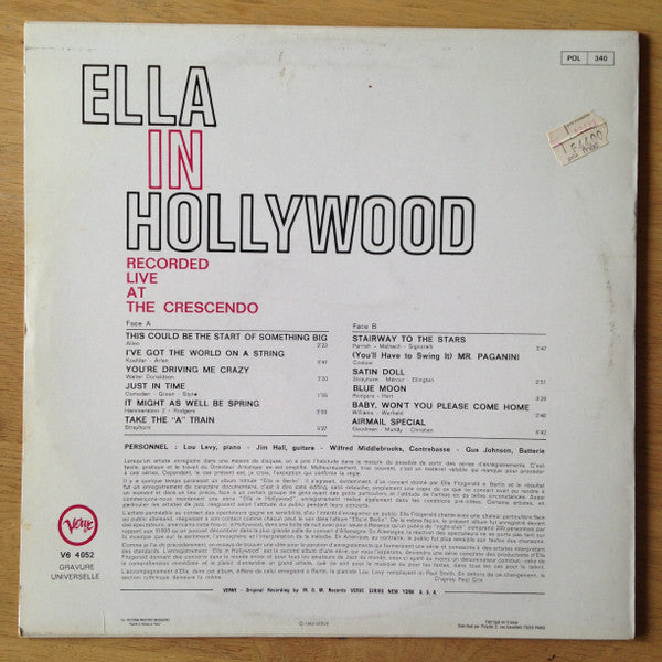 Ella Fitzgerald - Ella In Hollywood
