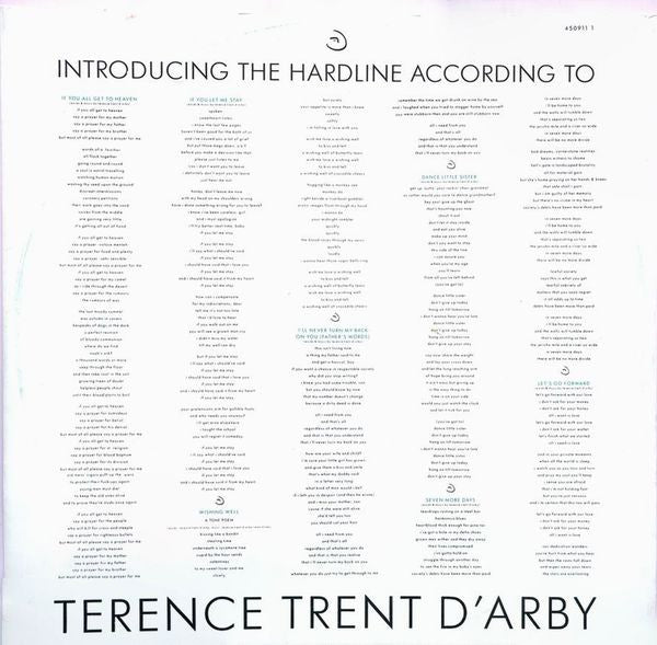 Terence Trent D'Arby - Introducing The Hardline According To Terence Trent D'Arby