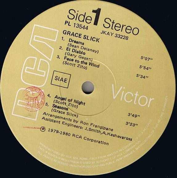 Grace Slick - Dreams