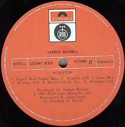 James Brown - Nonstop