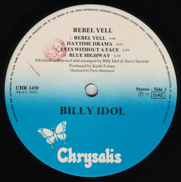 Billy Idol - Rebel Yell