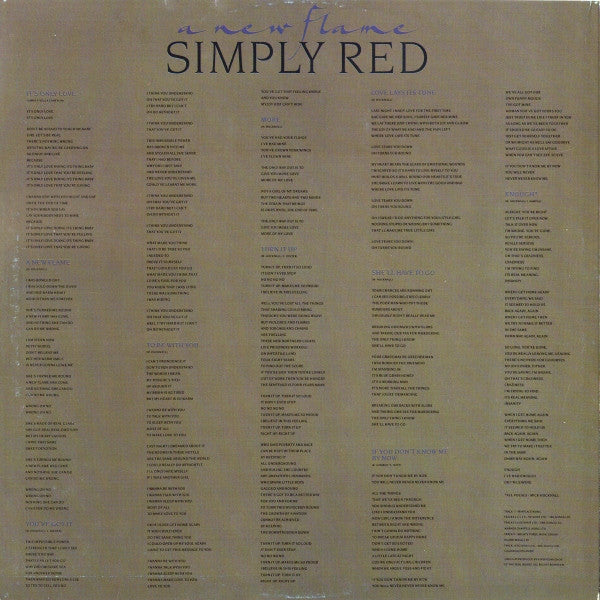 Simply Red - A New Flame