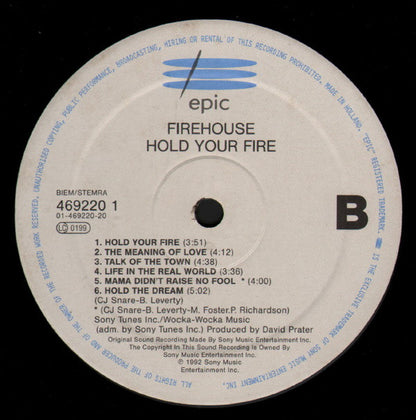 Firehouse - Hold Your Fire