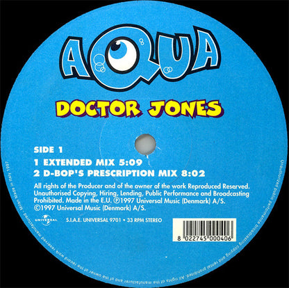 Aqua - Doctor Jones (Mixes By D-bop Molella & Phil Jay)