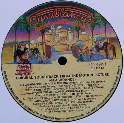 Various - Flashdance (Original Soundtrack From The Motion Picture)