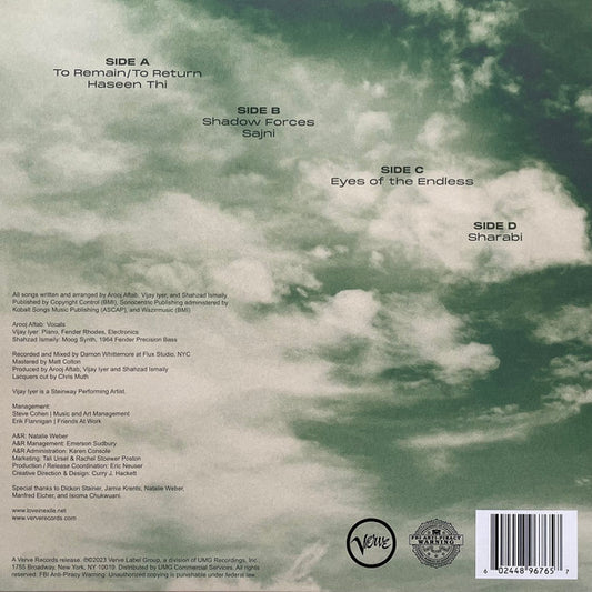 Arooj Aftab, Vijay Iyer, Shahzad Ismaily ‎– Love In Exile (nuovo)