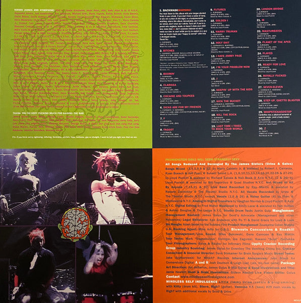 Mindless Self Indulgence - Frankenstein Girls Will Seem Strangely Sexy (nuovo)