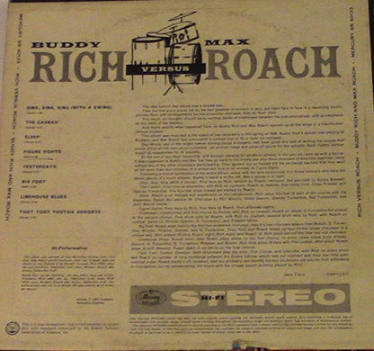 Buddy Rich - Rich Versus Roach