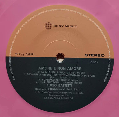 Lucio Battisti - Amore E Non Amore (nuovo)