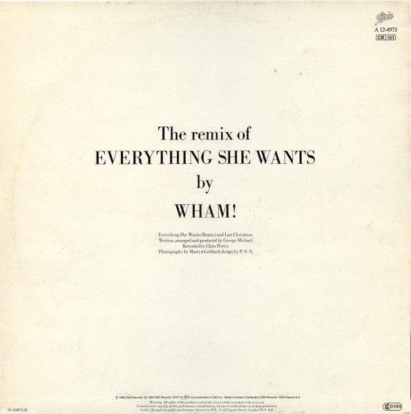 Wham! - Everything She Wants (Remix)