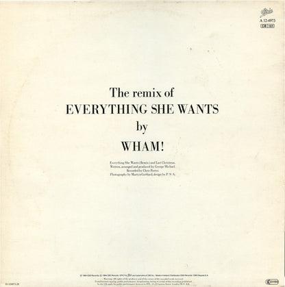 Wham! - Everything She Wants (Remix)