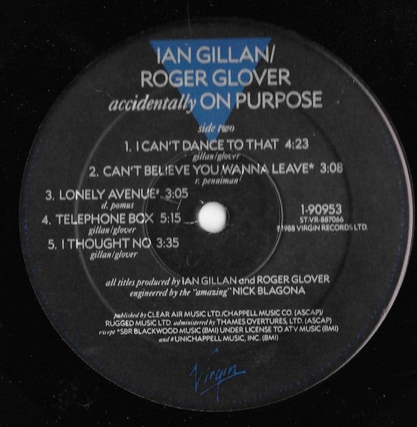 Gillan & Glover - Accidentally On Purpose