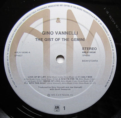 Gino Vannelli - The Gist Of The Gemini
