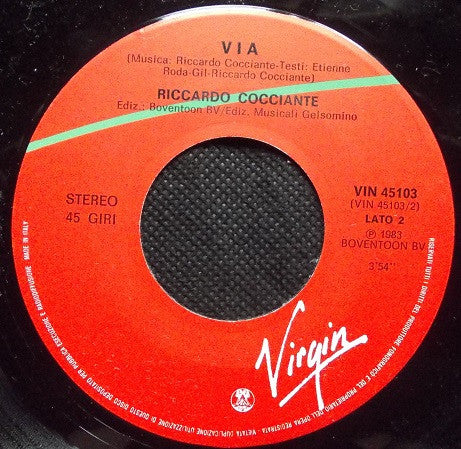 Riccardo Cocciante - Sincerità (7")