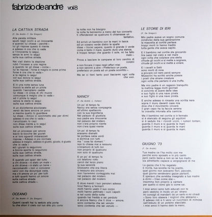 Fabrizio De André - Volume 8