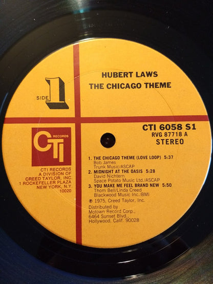 Hubert Laws - The Chicago Theme