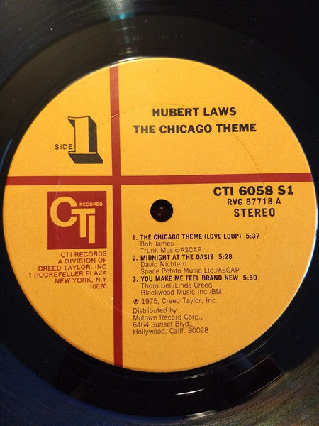 Hubert Laws - The Chicago Theme