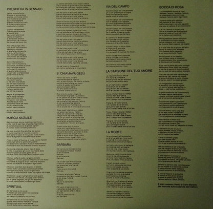 Fabrizio De André - Volume 1